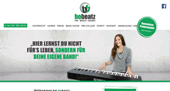 Desktop Screenshot of bobeatz-musikschule-osnabrueck.de